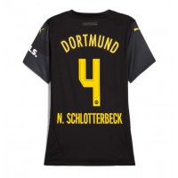 Dres Borussia Dortmund Nico Schlotterbeck #4 Preč pre Ženy 2024-25 Krátky Rukáv